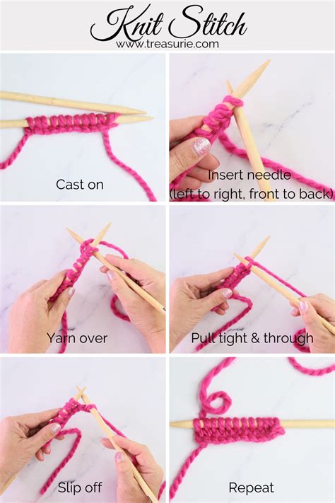 knitting step by pictures.